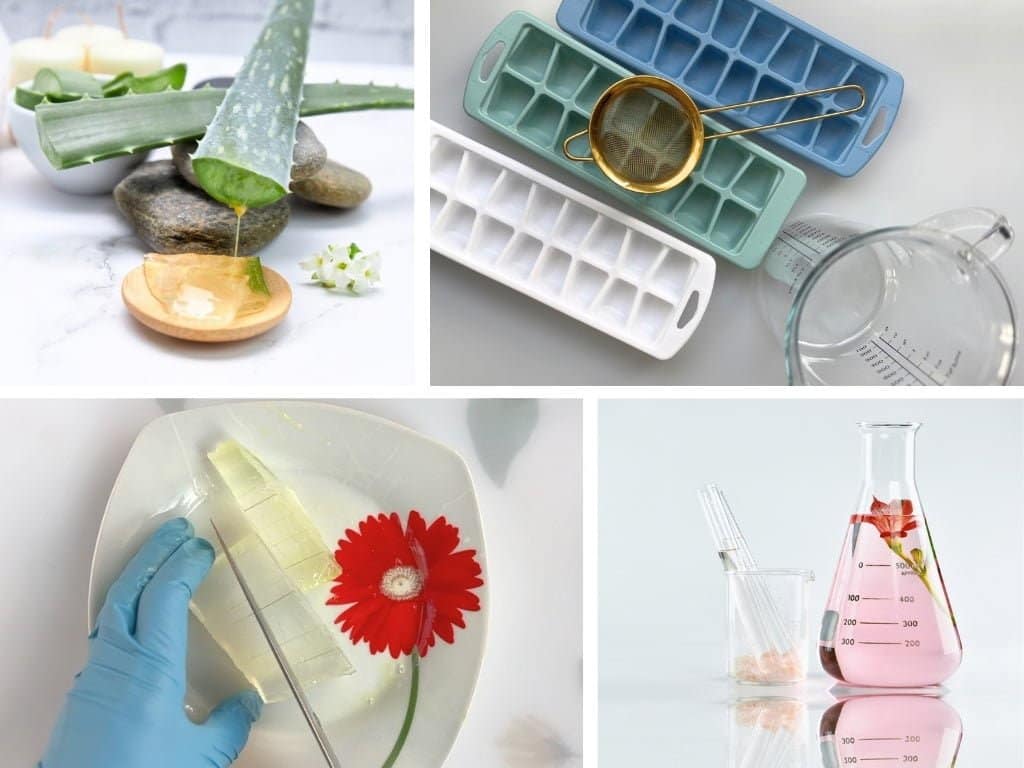 Лед из алоэ вера геля