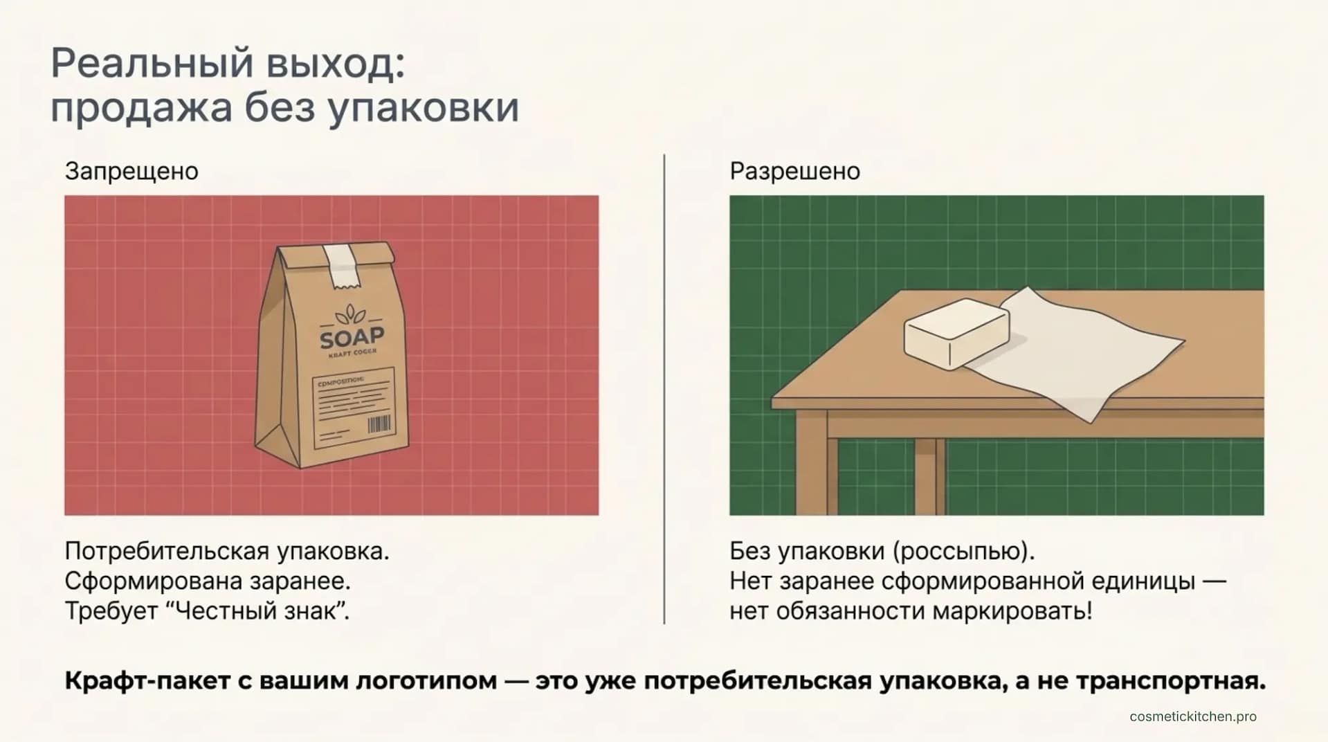 в какой упаковке продавать мыло