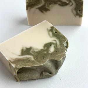 Мыло со спирулиной - работа ученицы