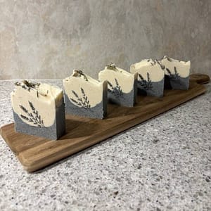 Овсянка-лаванда-морига мыло с нуля