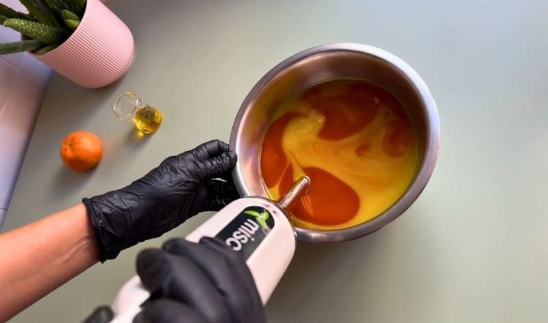 Мыло с нуля с куркумой